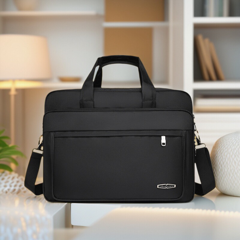 15.6inch Computer Bag for Men, Extra Large 17inch Expandable Laptop Bag, Shoulder Crossbody Bag, Waterproof Oxford Cloth Briefcase, Travel Business Bag, Large Capacity Tool Bag 19inch