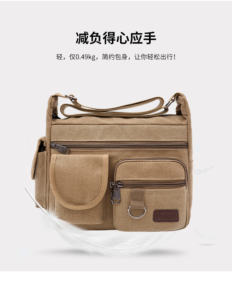 Túi xách nam mới túi vải vai nam túi Messenger Túi thể thao giản dị túi thủy triều chéo túi cặp máy tính túi xách nữ hàng hiệu