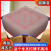 Khăn trải bàn bằng vải Mahjong dày với Pocket Home Mat Chăn Im lặng Square Mahjong Pad Máy tính để bàn Vải Chơi bài - Các lớp học Mạt chược / Cờ vua / giáo dục