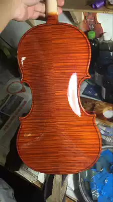 Special 3 4 Guanelli small cannon violin Net color red oily paint European tiger pattern violin