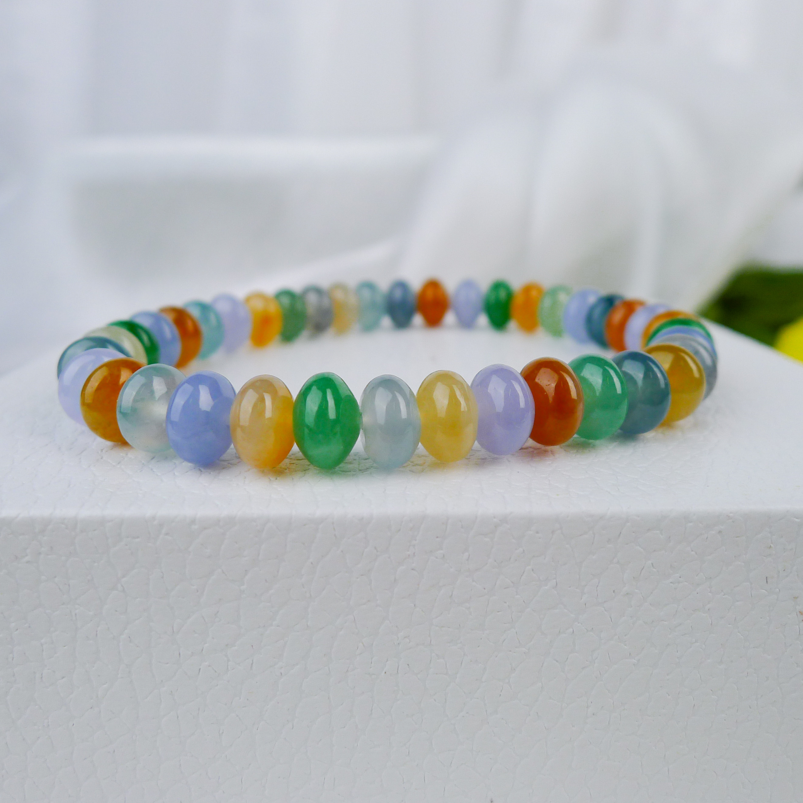 Qimei Jadeite Beads A Jade Jadeite Necklace Bracelet Jade Beads