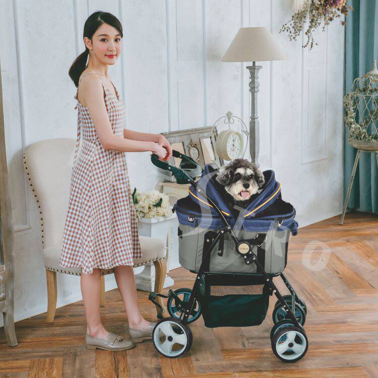 New Pedeo Pet Cart 415-Separate and Detachable to Increase Portable Comfort and Lightweight Blue for Dog and Cat Cars