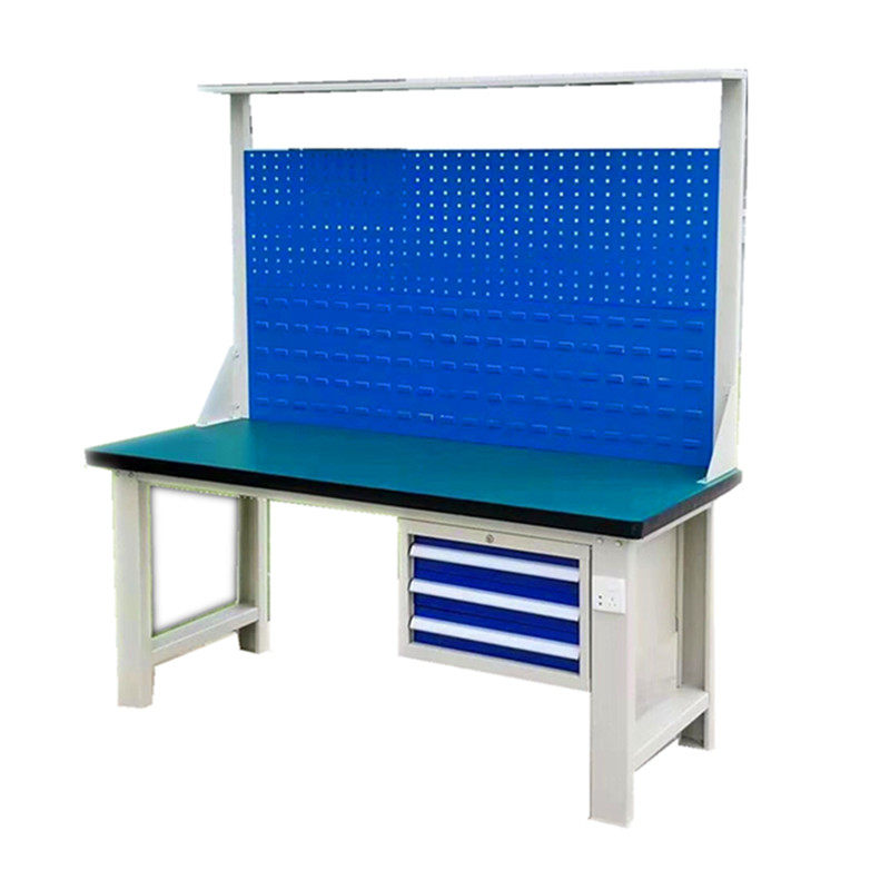 Fitter workbench table Heavy school console High quality anti-static assembly table Workshop hanging plate testing table
