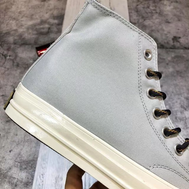 Converse 1970s Samsung tiêu chuẩn màu xám quân đội màu xanh lá cây cao cấp phù hợp với giày vải thông thường Zhang Yi cùng đoạn 161480c - Plimsolls