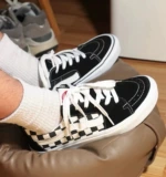 Vans, низкие шахматы, тканевые кроссовки подходит для мужчин и женщин, 4W