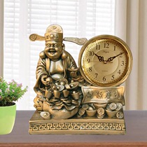 Living room table clock Fortuna art clock clock silent sitting clock personality fashion creative home sitting table clock atmosphere