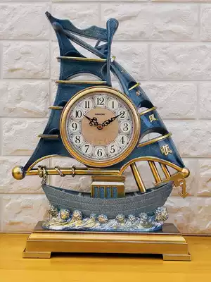 Lisheng living room smooth clock fashion antique mute clock art pastoral simple sitting clock clock