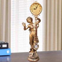 Living room clock home decoration antique art clock fashion craft clock European clock antique clock decoration