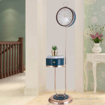 Living Room Landing Bell Eurostyle Light Extravagant Clock Clock American Muted Creative Timepiece Classical Home Seat Clock Fields