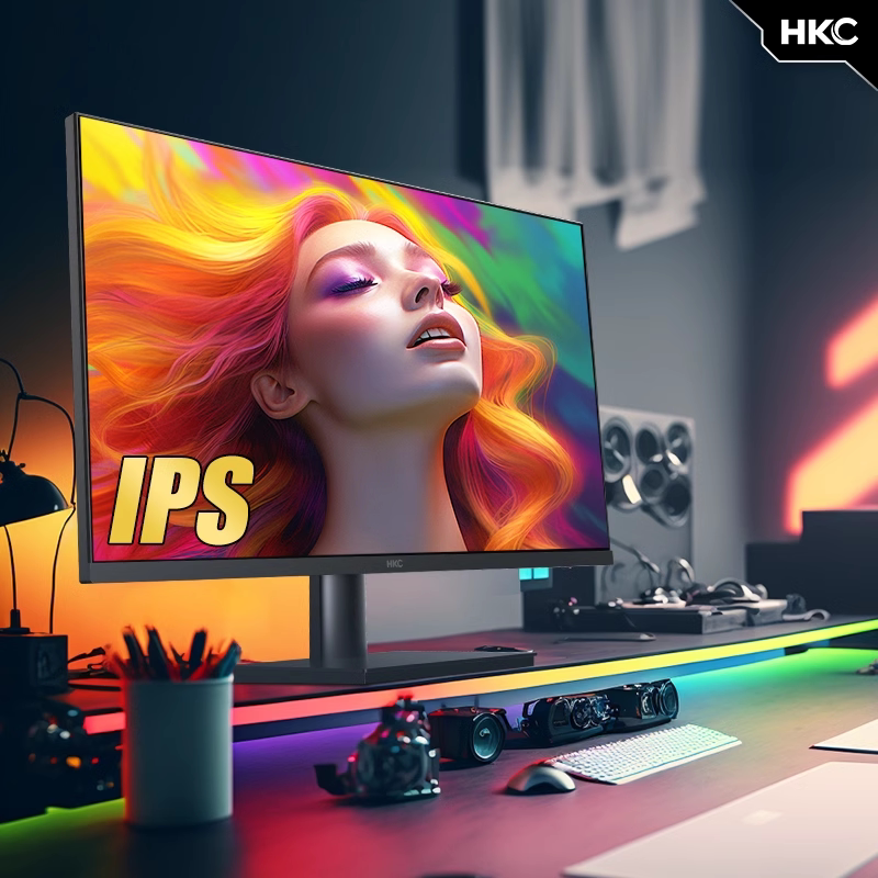 Hkc Monitor 32inch Ips Office 1080P Hd 75Hz Laptop External Computer V3218 Large Screen