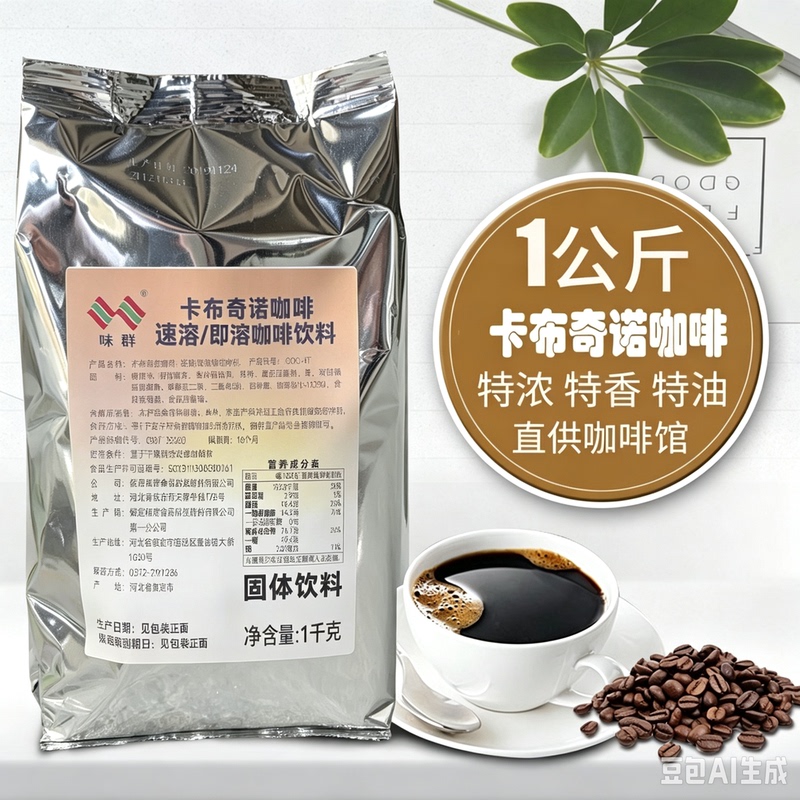 Weiqun Cappuccino Coffee Instant Coffee/Beverage Special for Milk Tea Shops and Coffee Shops with Free Shipping Weiqun Cappuccino Coffee Instant Coffee/Beverage Special for Milk Tea Shops and Coffee Shops with Free Shipping