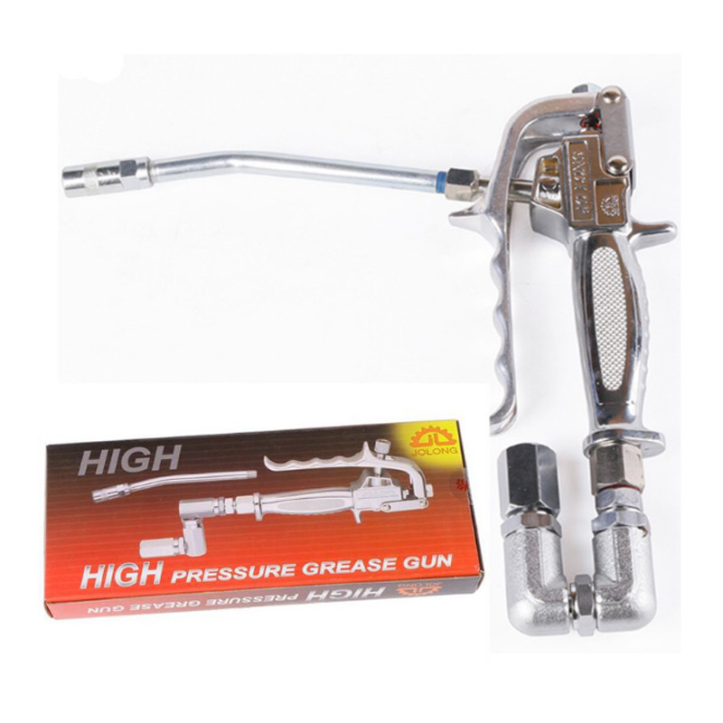 Taiwan Jiulong Pneumatic Yellow Oil Grease Gun NP-005 High Pressure Yellow Oil Gun Accessories Oil Barrel Oil Gun Mouth Flat Mouth Tip