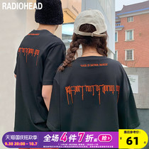 Radiohead T-shirt couple style loose cotton embroidery design sense short-sleeved top T-shirt fashion slim