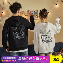(Tom and Jerry co-branded) Tang Shi 2021 new couple sweatshirt couple outfit men and women hooded loose tide ins