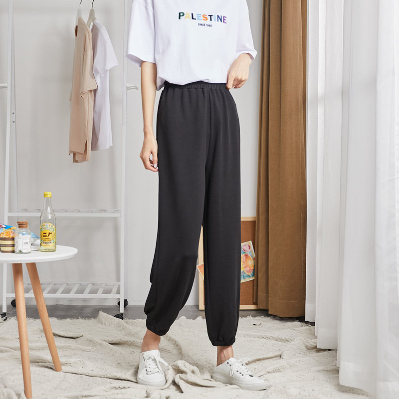 Tang Shiqiu's new casual pants women's Korean version loose leggings women's Harlan student trend