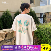 Radiohead cotton short-sleeved T-shirt mens tide brand niche loose simple round neck T summer thin top underwear