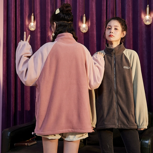 Бархатная спортивная короткая весенняя куртка для отдыха, в корейском стиле