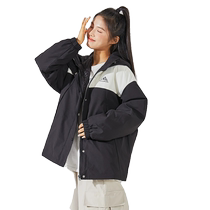 Tangshi womens short cotton coat 2023 winter new niche design super nice cotton coat hooded thickened cotton jacket