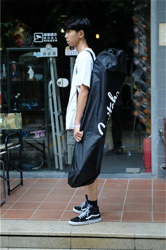 Chuyển đổi Thâm Quyến Skate Shop Thương hiệu ban đầu Longboard Shoulder Bag Không thấm nước Long Board Pack Ván trượt - Trượt băng / Trượt / Thể thao mạo hiểm mũ xe đạp thể thao