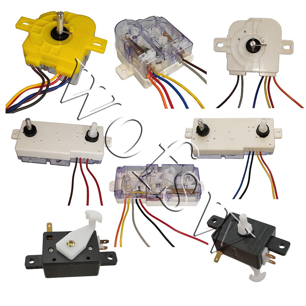 Universal Semi-automatic Double Cylinder Washing Machine Wash Timer 3 4 5 6 7 8 9 Line Timer Washing Switch 