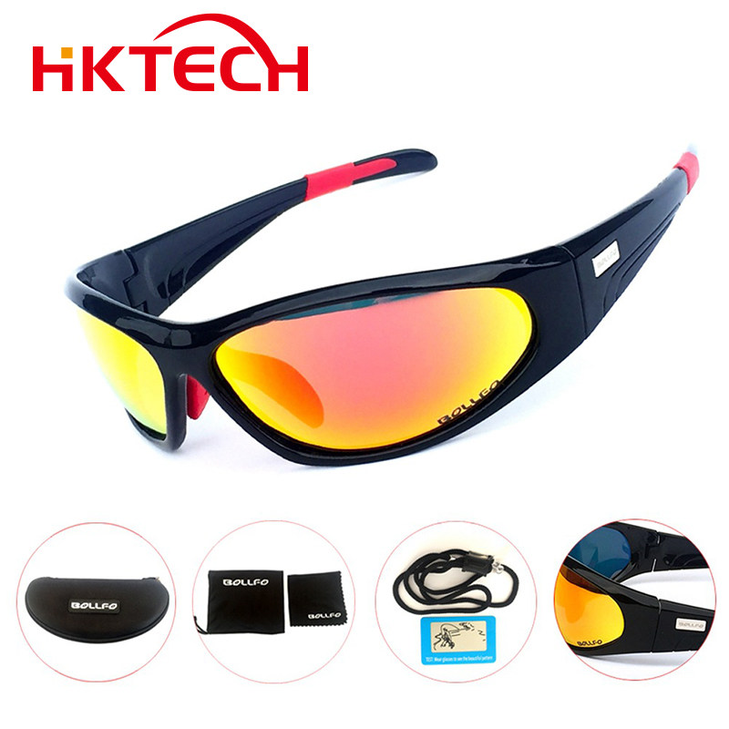 BOLLFO Goggle Climbing Bike Sun Glasses Riding Outdoor Sports Windproof Sunproof Glasses Polarized Sunglasses