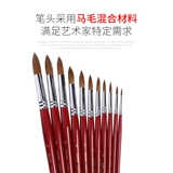 Японская гуашь, мел, художественный комплект, акварель, профессиональная кисть, пигментированный акрил для создания градиентных переходов, щетка, ручная роспись