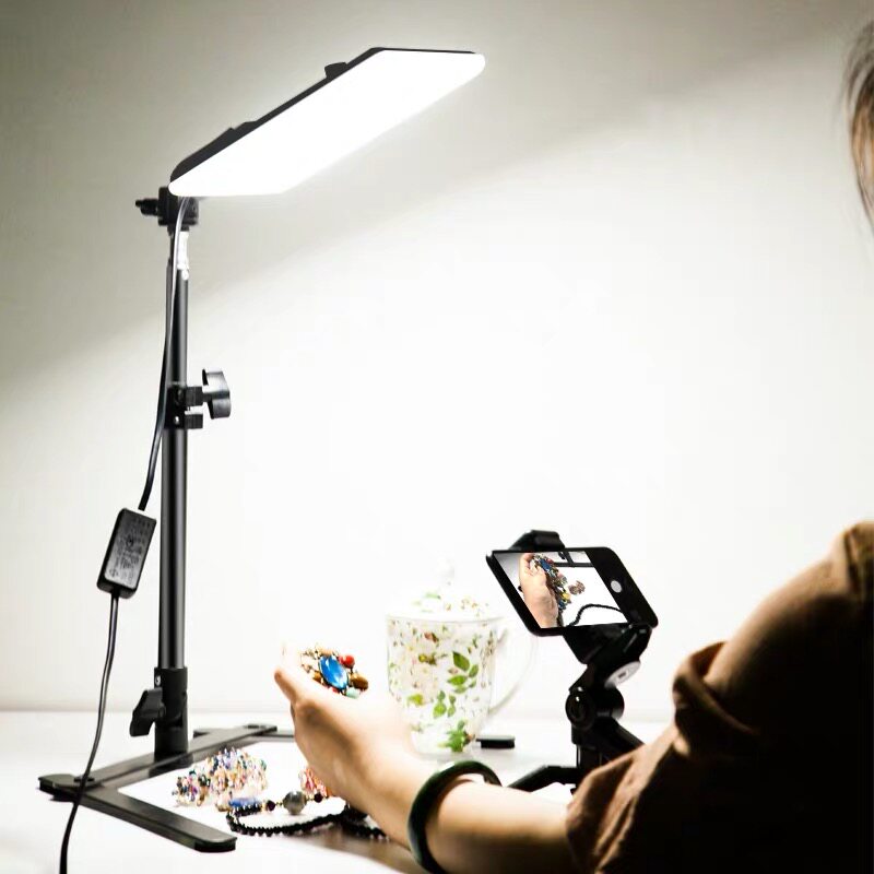 Led Photography Tonic Light Lamp Jewelry Live Light Desktop Small Static Food Photography Light Emerald Jewellery Jade jade