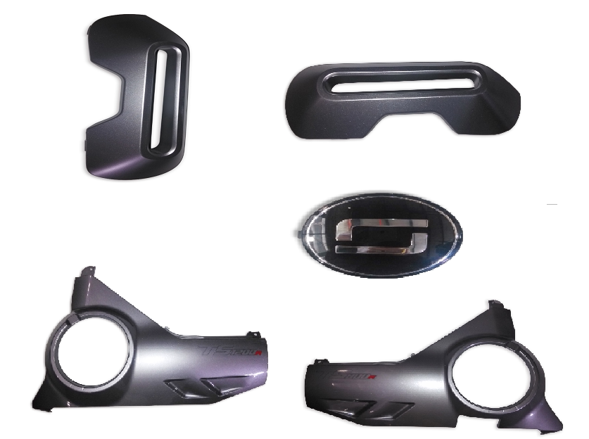 Soco electric car original auto parts SOCO paint parts Soco car shell mirror gray decorative parts plastic parts