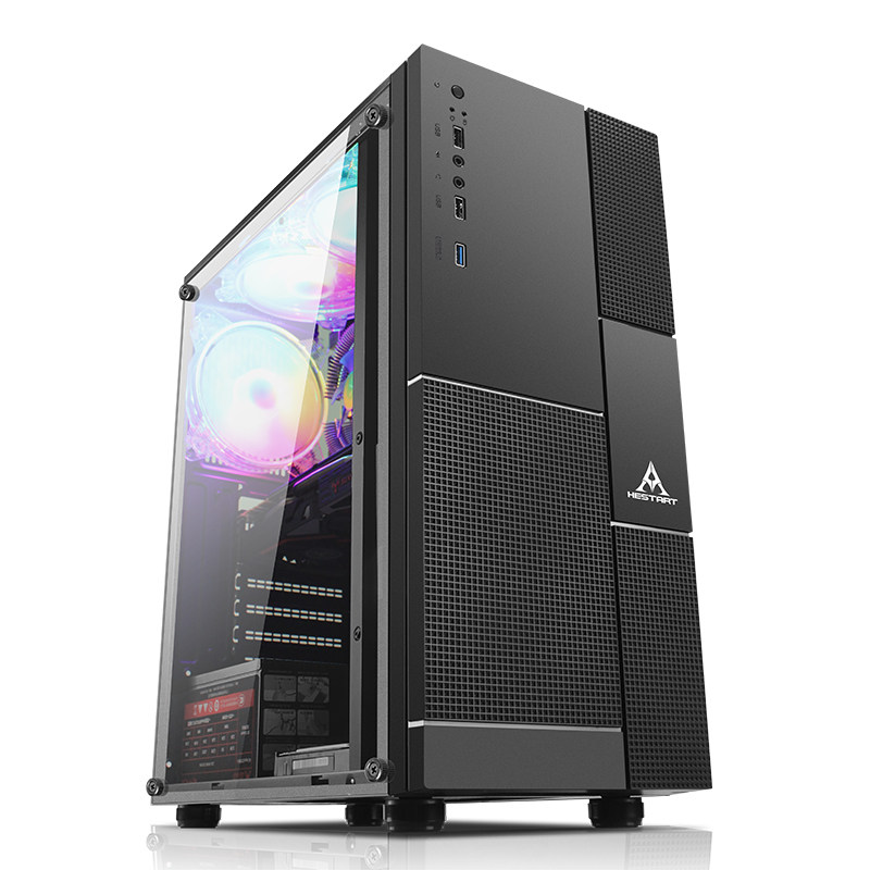 Blackstone Tower Ryzen T1 USB3 0 acrylic side transparent support ATX large motherboard 3 fan graphics card computer case