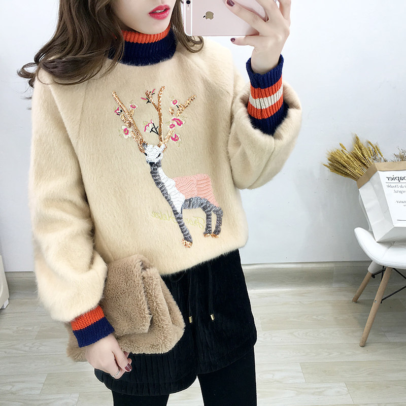 Sweatshirt femme - Ref 3215282 Image 4