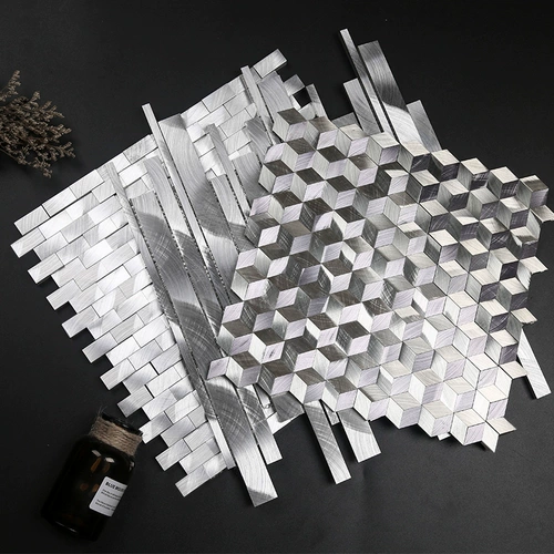 KASARO Металлическая мозаика Полая алюминиевая настенная наклейка