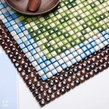 KASARO Коричневая кристаллическая мозаичная плитка по всей поверхности, самоклеящаяся наклейка на стену для ванной комнаты, бассейна, ванной комнаты