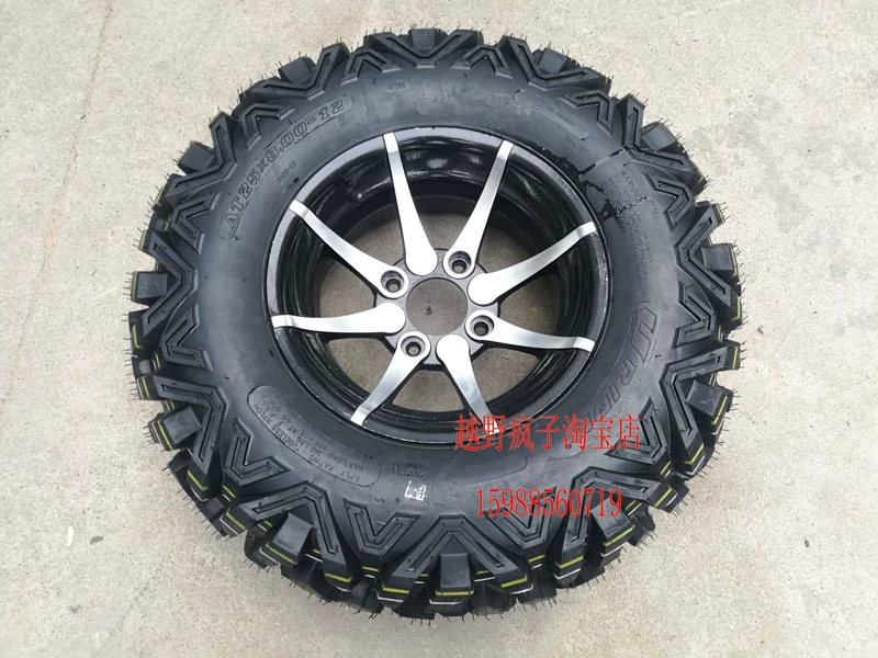 ATV kart 12 inch Một lốp xe 25X8 10-12 lốp lốp chân không lốp bánh xe - Lốp xe máy