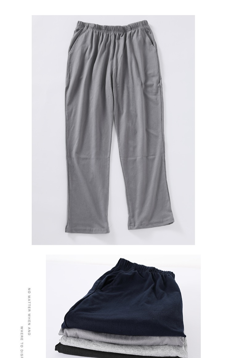 Quần pyjama nam quần cotton mùa hè mỏng quần cotton nhà rộng kích thước lớn có thể mặc bên ngoài quần nhà nam mùa xuân và mùa thu đồ lót