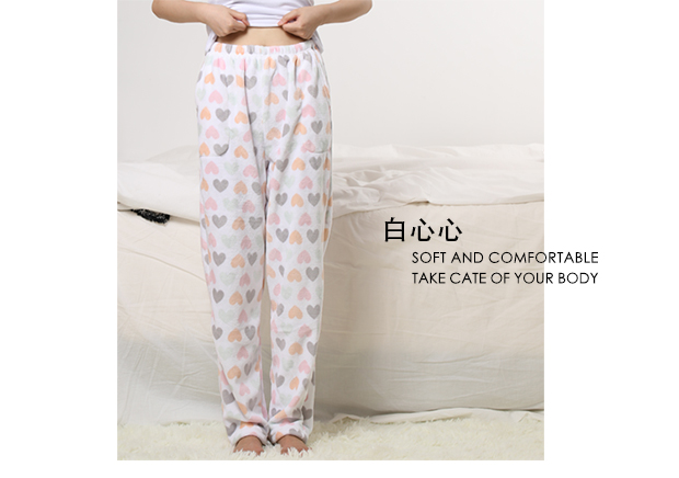 Quần flannel mùa đông của phụ nữ dày lên nhà ấm áp lông cừu san hô lỏng quần cộng với nhung XL mùa xuân và mùa thu quần thể thao nam