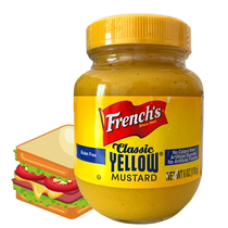 American imported flag classical yellow mustard sauce 170g yellow mustard sauce sandwich hot dog burger salad dressing