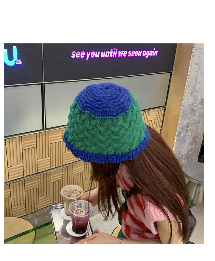 Women's Fashion Lingge Handmade Wide Eaves Bucket Hat display picture 7