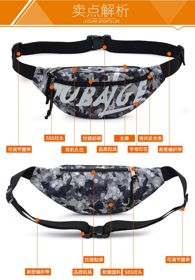 Pocket card đường phố nam Châu Âu và Mỹ Dụng cụ hip-hop Messenger túi ngực nữ dễ thương phụ nữ Nhật Bản siêu lửa - Túi của con người túi charles & keith màu đen