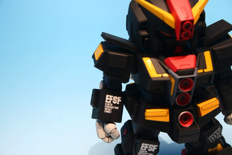 MK model Gundam model GK nhựa trắng mốc SD BB Q phiên bản Tâm lý MRX Sức mạnh tinh thần - Gundam / Mech Model / Robot / Transformers