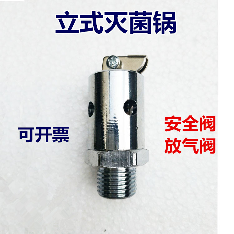 上海博迅YXQ-LS-50SII 75SII立式压力蒸汽灭菌器配件安全阀放气阀