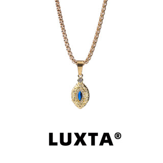 Luxta color gold-plated blue eye small pendant