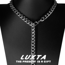 xxxtentacion lengthy cuban necklace neck chain 60cm European and American hip hop tide cuban link choker