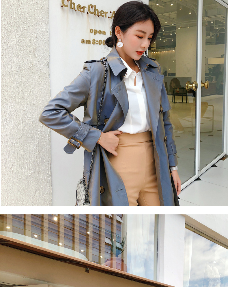 Trench pour femme en Coton - Ref 3228247 Image 17