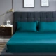 60 bộ quần áo trải giường bằng vải satin, bộ đồ giường 笠 Tấm đơn 1,8m Vỏ nệm 1,5 Simmons che bụi bảo vệ 	ga giường bo chun