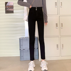 Women's underpants with washed and high elastic fabric in real shot thickened composite anti super Plush rich section