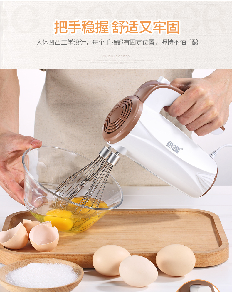 máy đánh trứng loại nào tốt Kaifu điện đập trứng hộ gia đình nhỏ tự động mini cầm tay kem tóc máy trộn bánh nướng - Máy trộn điện máy đánh trứng artisan