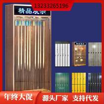 New Billiard Cue cabinet Lock Vip Member Bar Cabinet storage case Billiard Room Hall Deposit Rod Cabinet Glass Exhibition