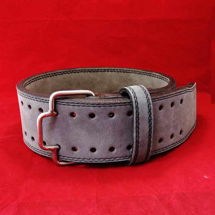 Quick buckle power lifting belt leather pure cow leather H V angle Viper protection with deep squatting hard pull weight fitness training for waist