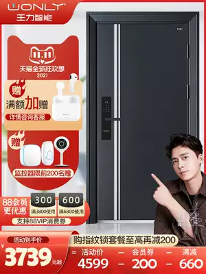 WL Wang Li Class A security entry door security door intelligent fingerprint lock light luxury single door child mother door CL38 home