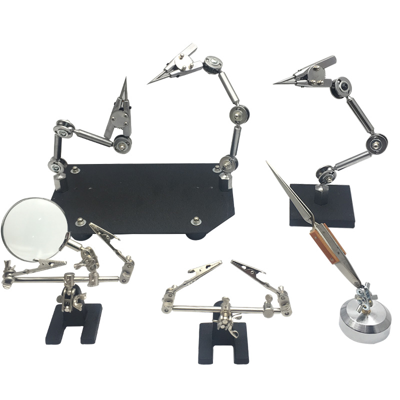 Wan - to - double welding fixture welding table third hand conversion gold jewelry board welding table auxiliary clamp